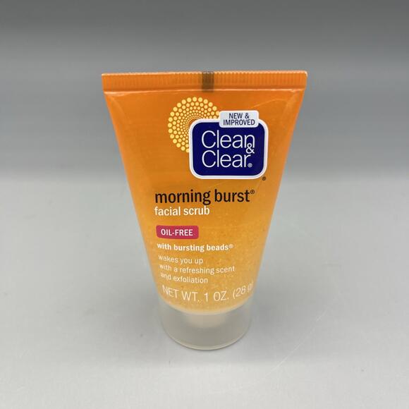 Clean & Clear Morning Burst Facial Scrub with Bursting Beads Oil-Free  1 OZ - Picture 1 of 2